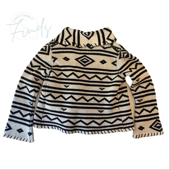 Roxy Girl - Aztec Print Cardigan - Girls Sz: 5 - Picture 2 of 3